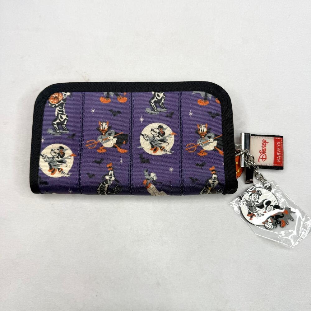 Harveys Disney Mickey and Friends Halloween Zip Wallet